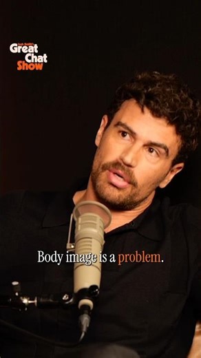 Theo James on the problem with male body image. 💬