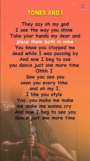 TONES AND I - DANCE MONKEY ( Lyrics ) #song
