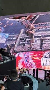 THE COSM IS LIT SHOWING WRESTLEMANIA 🔥 🔥💪🤛💯 #youtubeshorts #Cosm #Inglewood