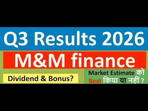 M&M finance q3 results 2026 | M&M finance results today | M&M finance Share News | M&M finance Share