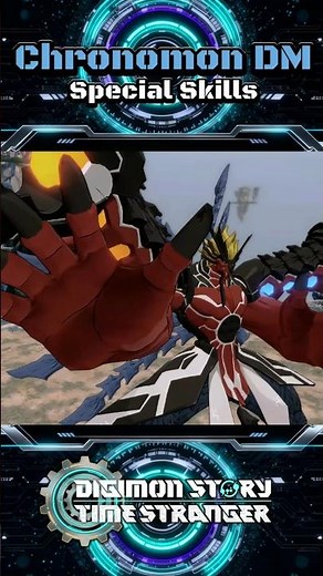 Chronomon DM Special Skills | Holy Flare & Chrono Devolution – Digimon Story Time Stranger