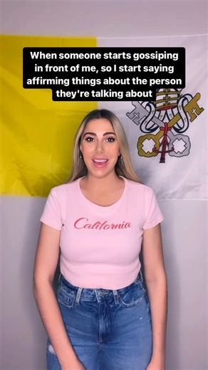 I HATE gossip! 🤢 Here is what to do when it happens: 1. Make it awkward by saying affirming and uplifting things about the person they are talking negatively about. When they realize you actually like the person, they’ll feel weird and will stop the gossip ✅ I love complimenting the person’s character traits and even sharing detailed stories of good times you’ve had with them. This creates so much awkwardness and they’ll stop. 2. Completely change the subject! Be the next one to talk and take t