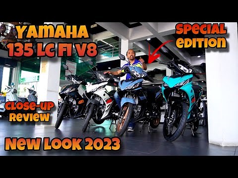 Yamaha 135Lc Fi V8 "New Look 2023" | Close-Up Review