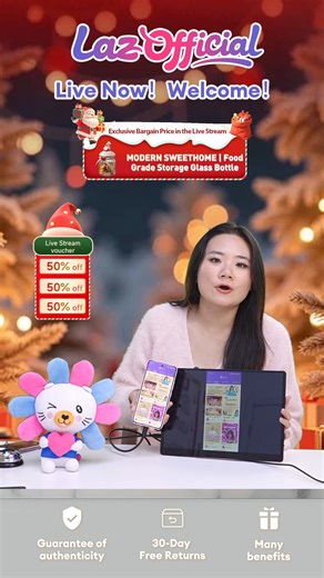 Tap in! Hot Deals & Vouchers — only on livestream 🔥 Click here to watch the live: https://lzd.co/3YDKjSK #LazadaMY | Lazada