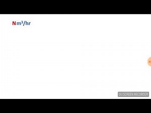 Nm3/hr - Explanation in Tamil