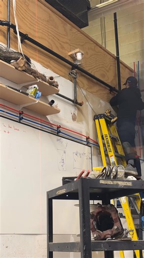 Installing a standpipe for a new washing machine at client shop #heating #plumber #plumbinglife #plumbers #plumbing #construction #hvac | Martin Sam