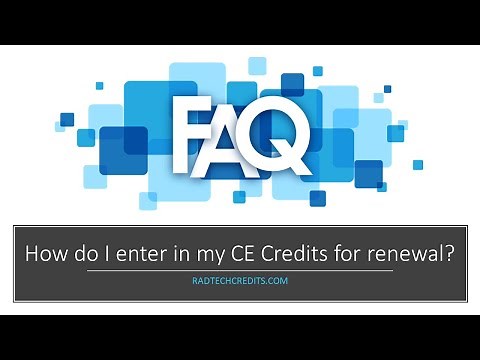 How Do I get my CE Credits Renewed?