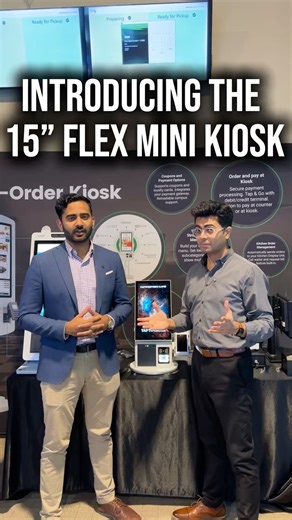 Introducing EFLYN’s 15” Flex Mini Self-Checkout Kiosk!