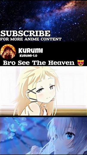 Bro See The Heaven 😻 | #anime #shorts