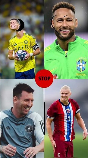 Ronaldo, Messi, Neymar & Haaland – The Four Kings of Modern Football! 🔥 | Legendary Skills & Goals