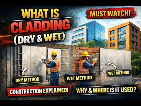What is Cladding (Dry & Wet)? | Why & Where It’s Used | Explained in Pictures