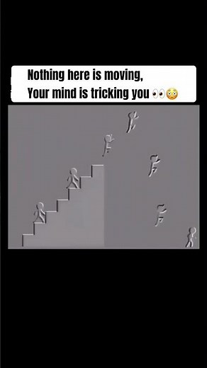 Your Brain Thinks These Stick Figures Are Moving 🤯 #mindset
