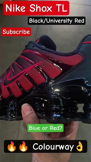 In Shox Again 😱 Can't Miss this One! Fire Red Colourway 🔥 #shorts #Nike #sneakers #trending #viral