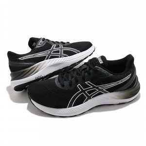 Asics 慢跑鞋 Gel-Excite 8 D 寬楦 女鞋 亞瑟士 路跑 緩震 輕量 亞瑟膠 黑 白 1012A915002 | 慢跑鞋 | Yahoo購物中心