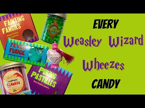 EVERY Weasley Wizard Wheezes CANDY // First Look and Taste Test