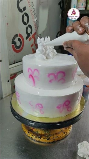 Cutest Bunny Cake Ever! 🐰🎂 Rate this design 1 to 10! ❤️#Shorts #CakeArt #BunnyCake #Baking #Cake