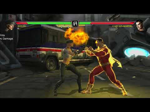 MK VS DC Battles Sonya VS Captain Marvel
