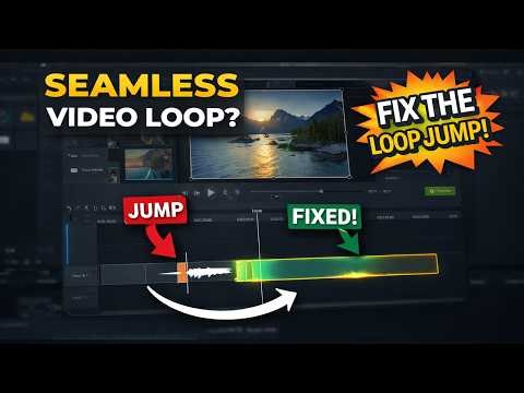 How to create a seemless video loop (no jump or jolt at the end)