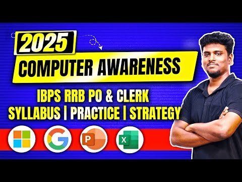 🖥️ Computer Awareness 2025 for IBPS RRB Po & Clerk |🚨 Where to Study,How to Study Updated Syllabus ?