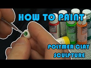 How to paint polymer clay sculptures | Tips & Tricks