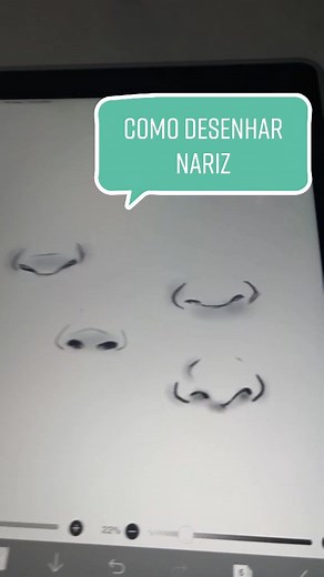 Como Desenhar Nariz - Tutorial de Desenho no Ibis Paint X