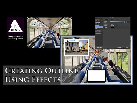 Creating Outline Border Using Effects (fx) in Affinity Photo