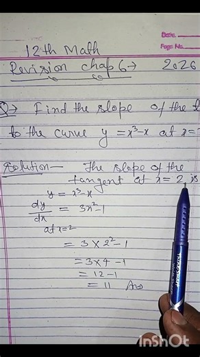 Class 12th Math chapter-6 important question #class12maths