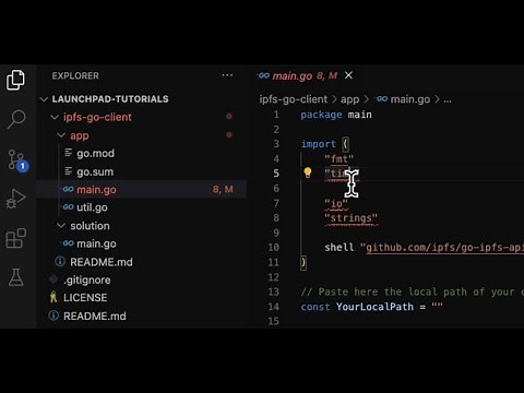 IPFS API – Building a Go Application with the IPFS API