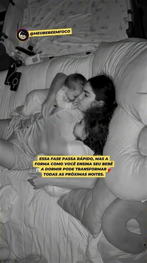 🌙 A forma de ensinar seu bebê a dormir muda tudo à noite