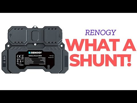 Renogy Smart Shunt 300 Unboxing, Install and configure. Easy DIY Camper van upgrades 12v solar