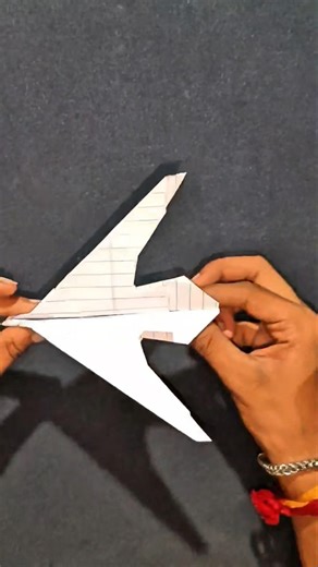 How to make notebook paper plane , notebook paper aeroplane #shorts #craft #shortvideo #diy #yt