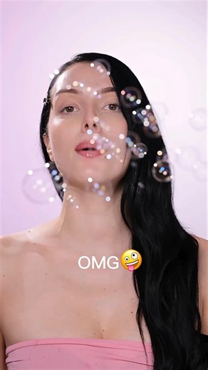Bubbles transition tutorial #trending #makeup #makeup trending