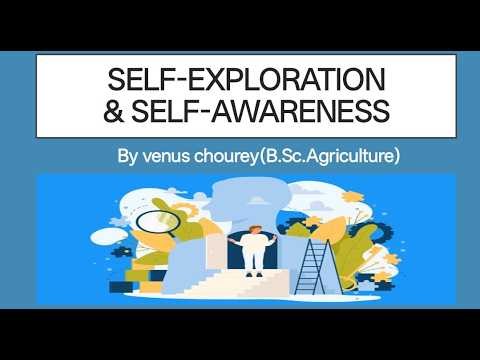 self awareness and self exploration