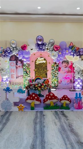 How to make a happy birthday decoration at home, DIY party decorations for 2nd birthday