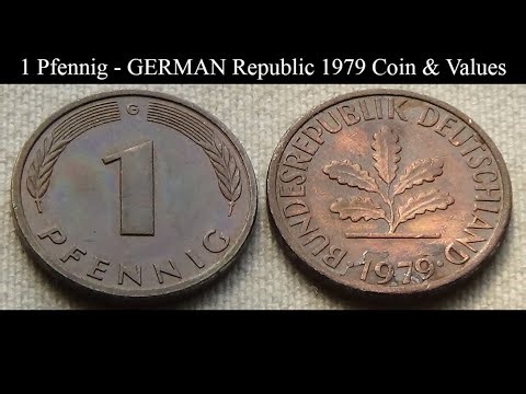 1 Pfennig - GERMAN Democratic Republic 1979 Coin & Values