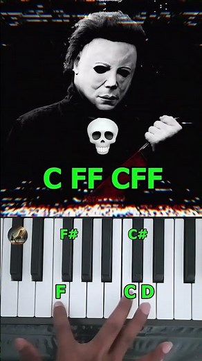 Michael Myer's Theme #shorts #michealmyers #pianotutorial