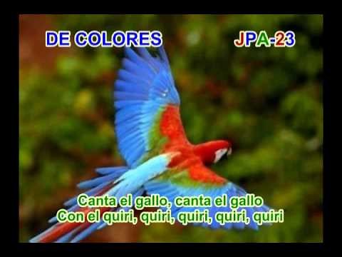 DE COLORES - SPANISH TRADITIONAL SONG