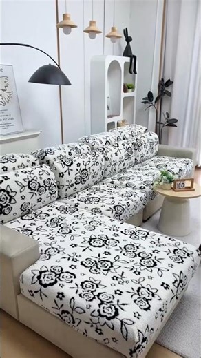 Modern Floral Couch Cover Design Ideas