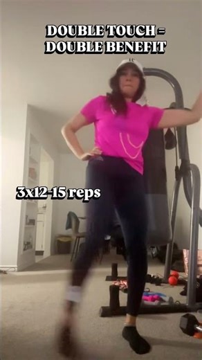 DOUBLE TOUCH 🔥 FAST FAT LOSS#trending #shorts #fitafter40 #fatloss