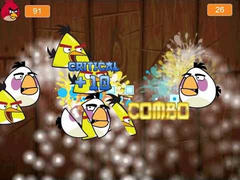 Slice the Bird (Angry Birds and Fruit Ninja mashup game)