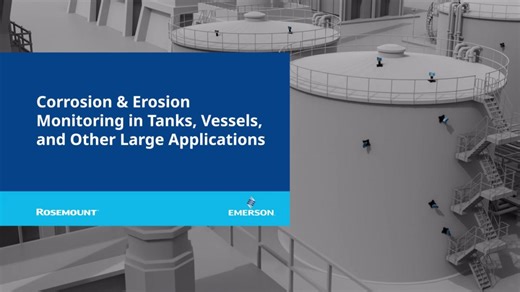 Continuously monitor for corrosion and erosion in tanks, vessels, and other large applications using Emerson’s Rosemount Wireless Corrosion and Erosion Transmitters with the Magnetic Vessel Mount. Learn more about the benefits of this solution: http://emr.as/KIzE50X5YcX | Emerson's Automation Technologies & Solutions