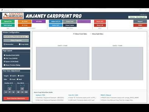 Anjaney CardPrint Pro v2.26.6| Best All-in-One PVC ID Card Printing Software 🖨️🪪