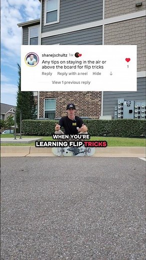 learning flip tricks on a skateboard ✅️
