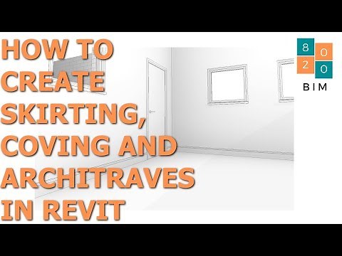 REVIT TUTORIAL: SKIRTING BOARDS, COVINGS AND ARCHITRAVES MADE EASY