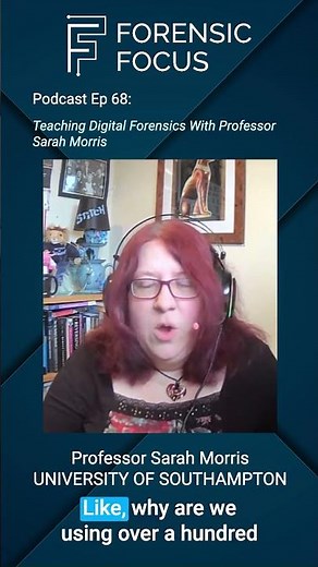 Teaching Digital Forensics With Professor Sarah Morris #digitalforensics #dfir