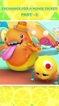 Movie Ticket Mishap - Part 2 #Shorts #funnycartoons #crazycandies #hooplakidztv