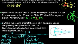 Lesson 58 Lecture DIVE Geometry