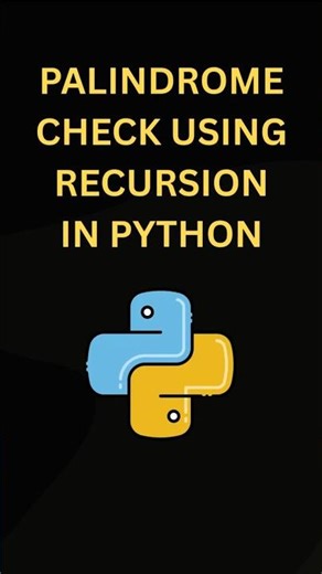 Day 20 - Check Palindrome or Not Using Recursion