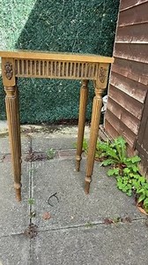Vintage Antique Console Table With Marble Top. Collection Only.  | eBay UK