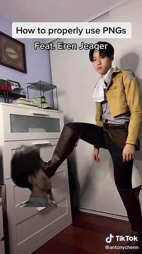 How to Properly Use PNGs with Eren Jeager